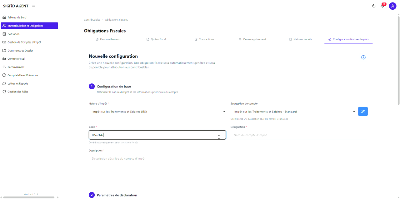 5 – Code automatique