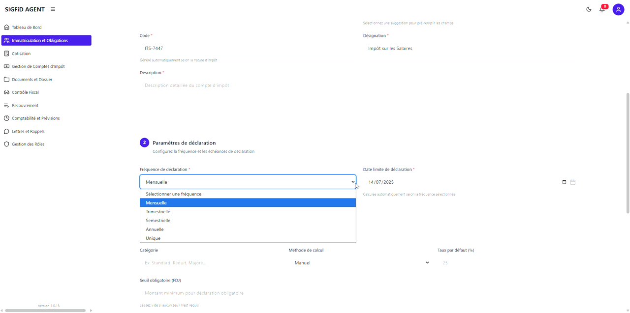 8 – Fréquence de déclaration