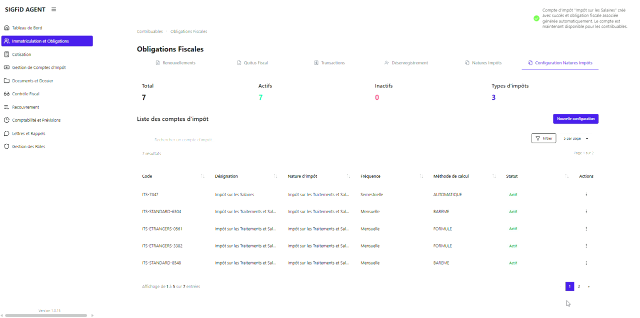 16 – Création réussie