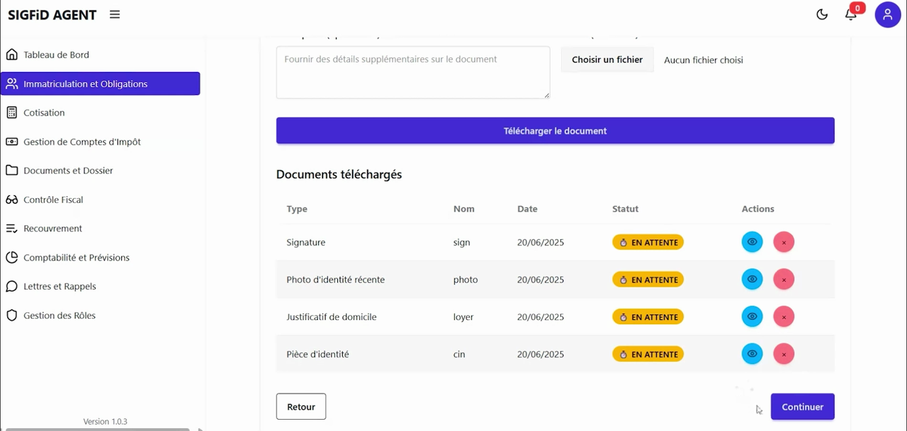 6 – Aperçu du document
