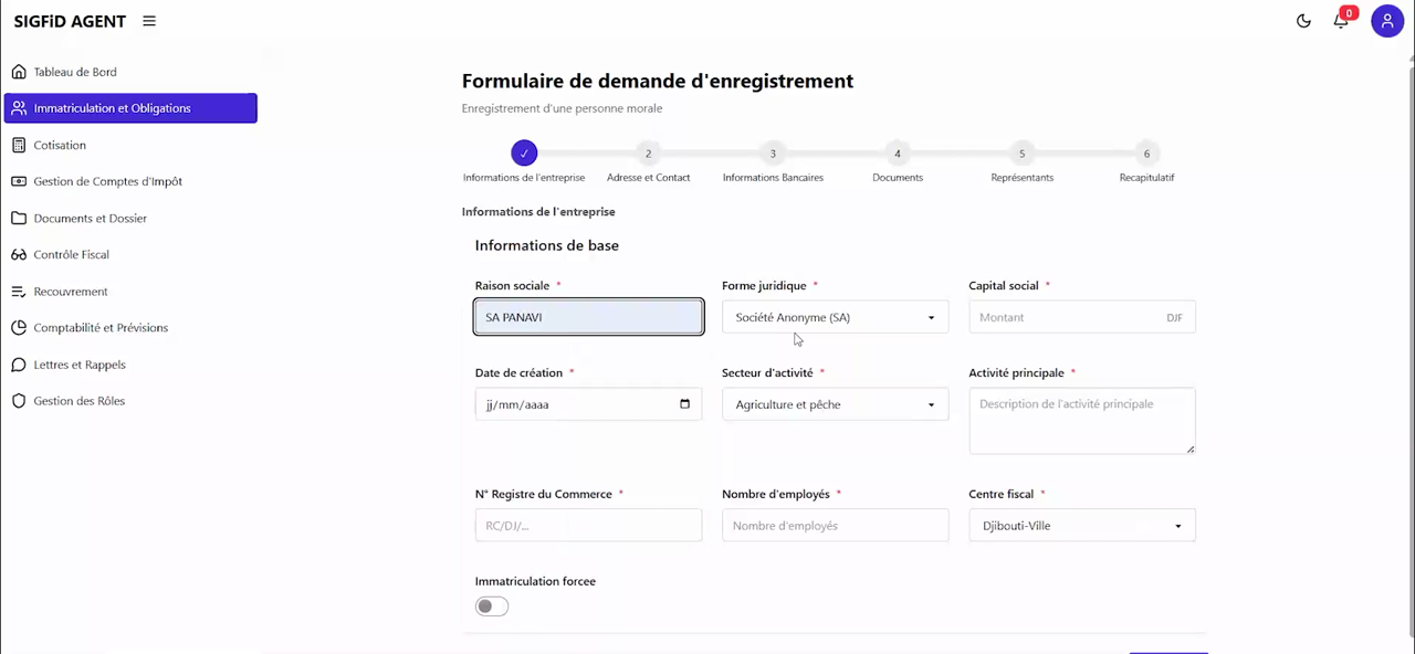 3 – Raison sociale