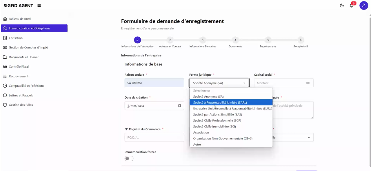 4 – Forme juridique