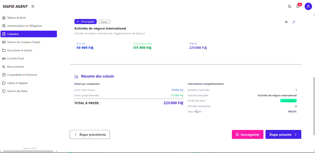 2 – Documents de la déclaration